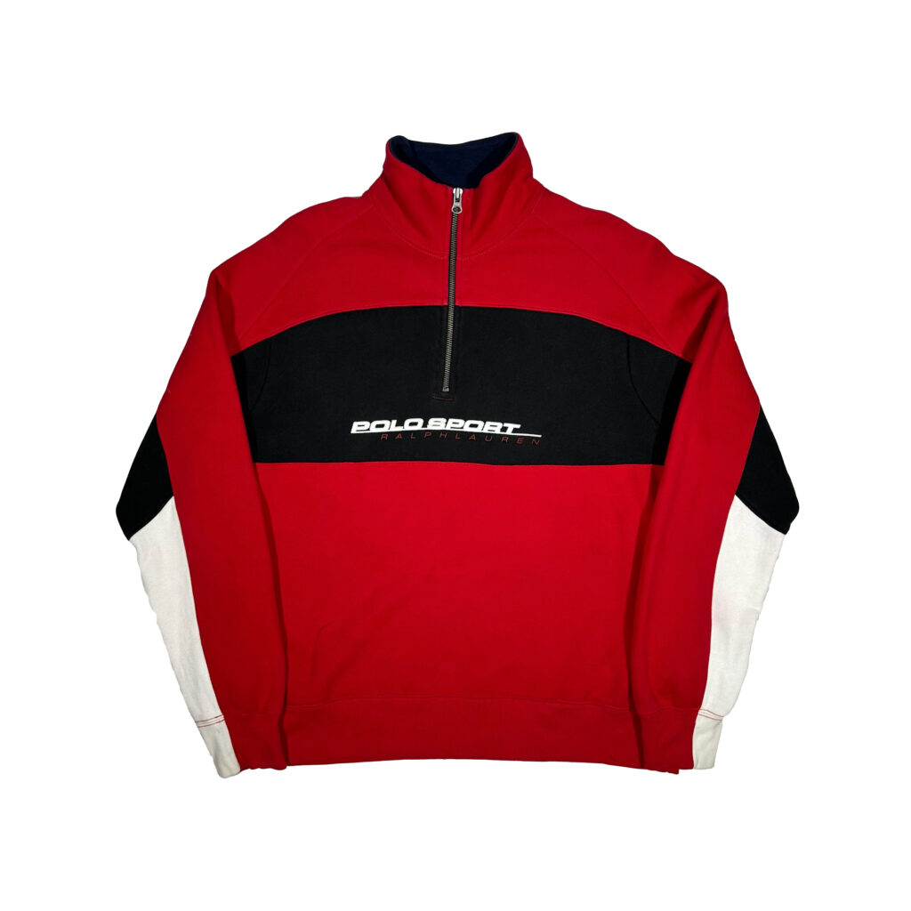 Quarter zip Polo Sport