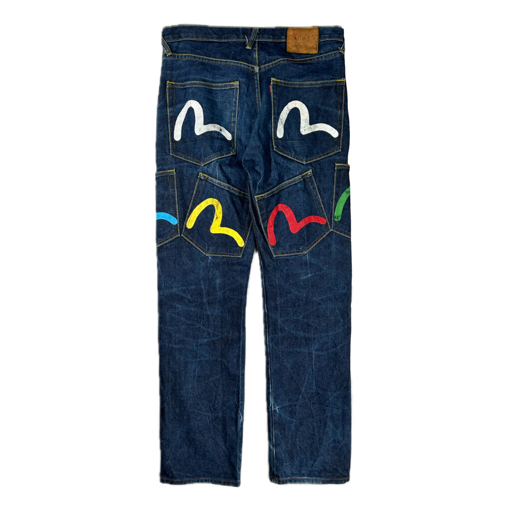 Pantalones Evisu multipocket
